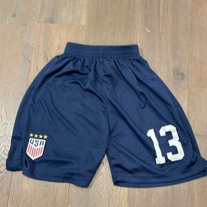 USA soccer shorts 
Adult small